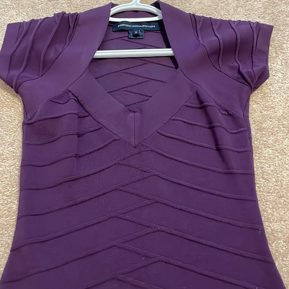 French Connection purple dress - Picture 4 of 5